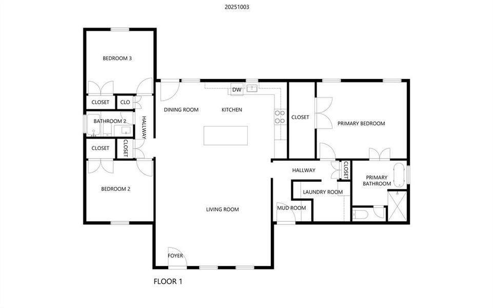 2D floor plan layout of this home in , Lindale, TX (Image 5).