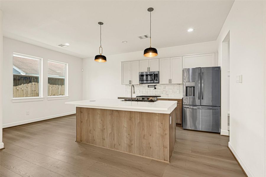 Furnished interior view inside a new home in , Houston (Image 8). Furnished interior view inside a new home in , Houston (Image 8).