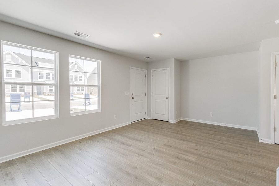 Spacious, unfurnished interior of a new home in Astoria, Columbia (Image 13). Spacious, unfurnished interior of a new home in Astoria, Columbia (Image 13).