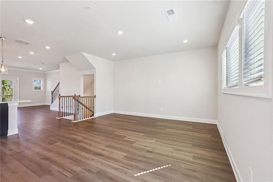 Spacious, unfurnished interior of a new home in Hemingway - Highland Series, Cumming (Image 20).