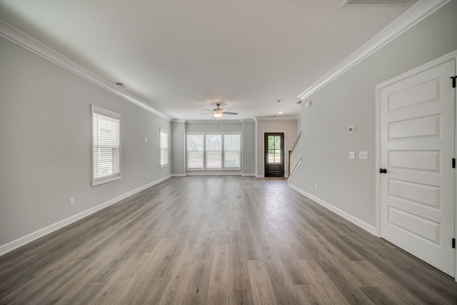 Representative unfurnished interior of a home built from the Draper by Parkside Builders in The Woods, Gallatin (Image 18).