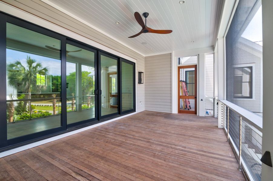 Furnished interior view inside a new home in , Sullivan's Island (Image 11).