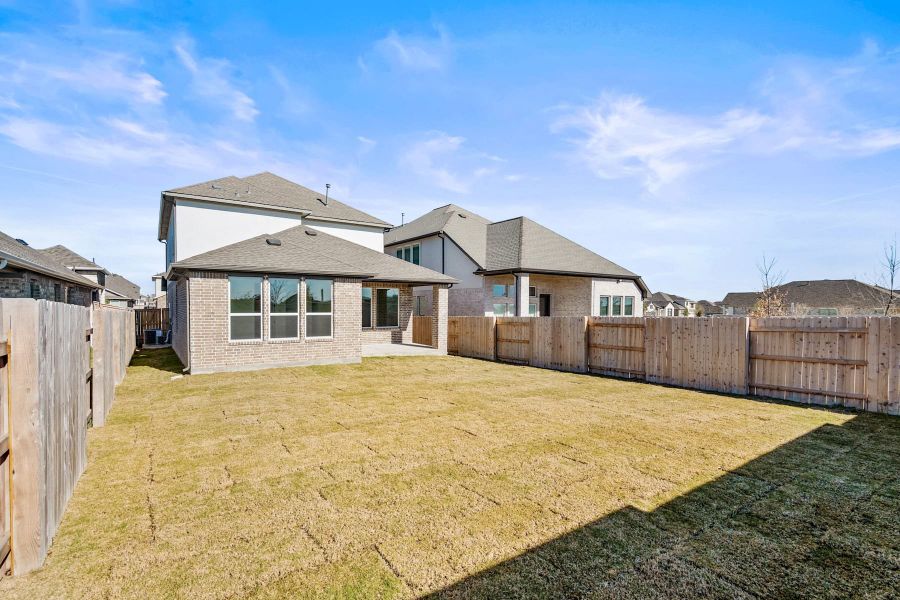 Exterior details and patio area of a home in Flora, Hutto (Image 27).