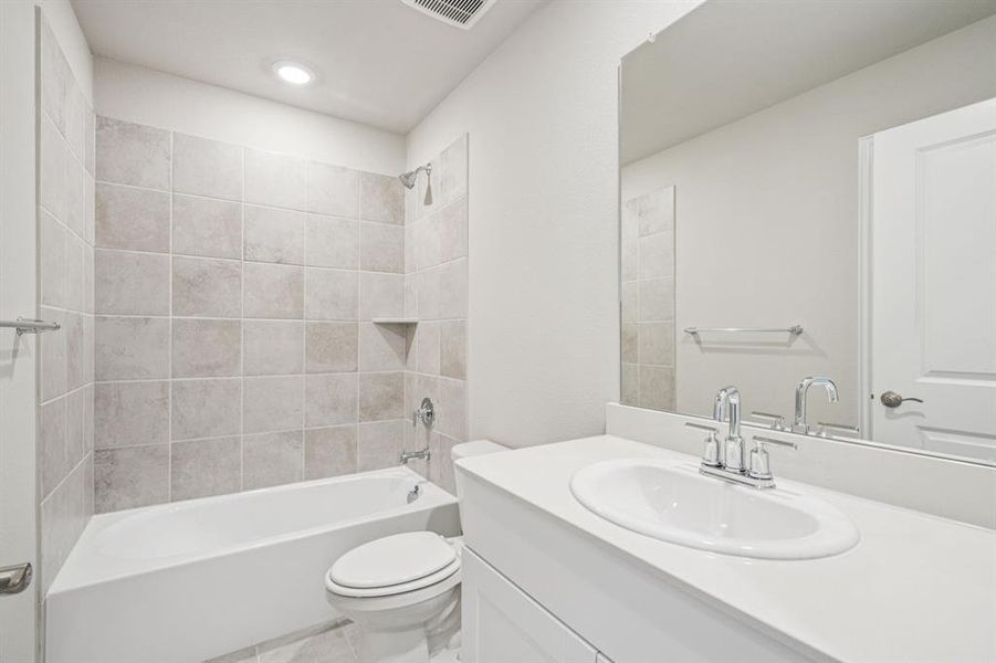 Photo is not of the actual home, but is an inspirational photo of builder’s model home and may depict options, furnishings, and/or decorator features that are not included.