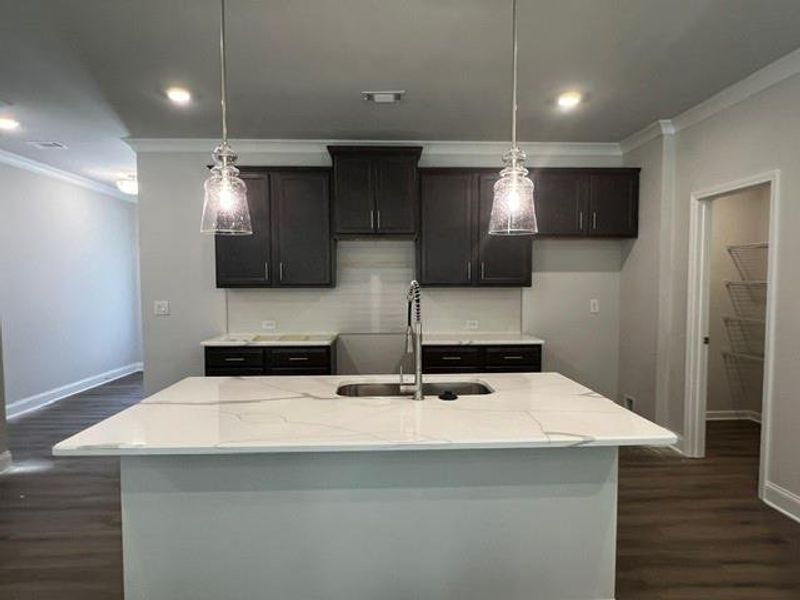 Furnished interior view inside a new home in Crofton Place Enclave, Snellville (Image 7).