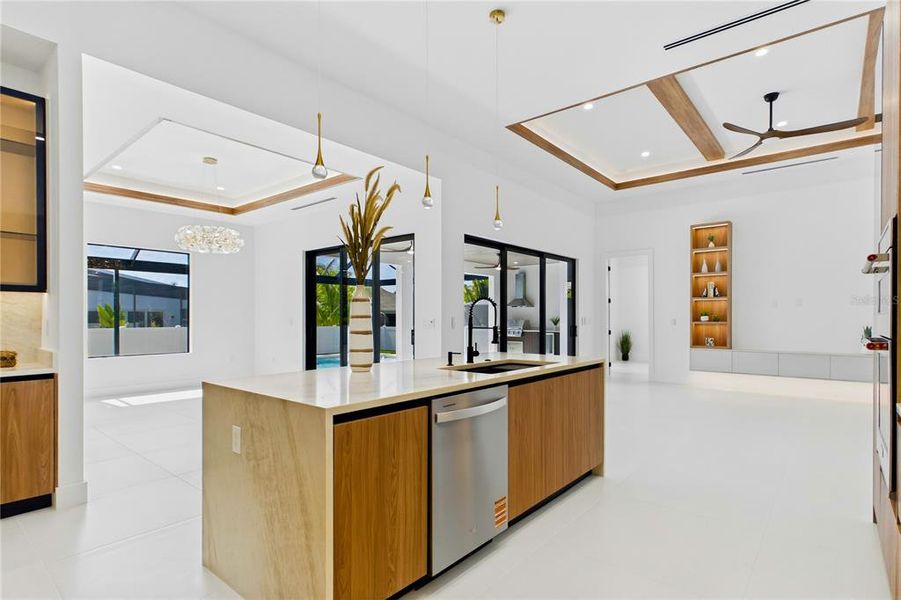 Furnished interior view inside a new home in , Cape Coral (Image 11).
