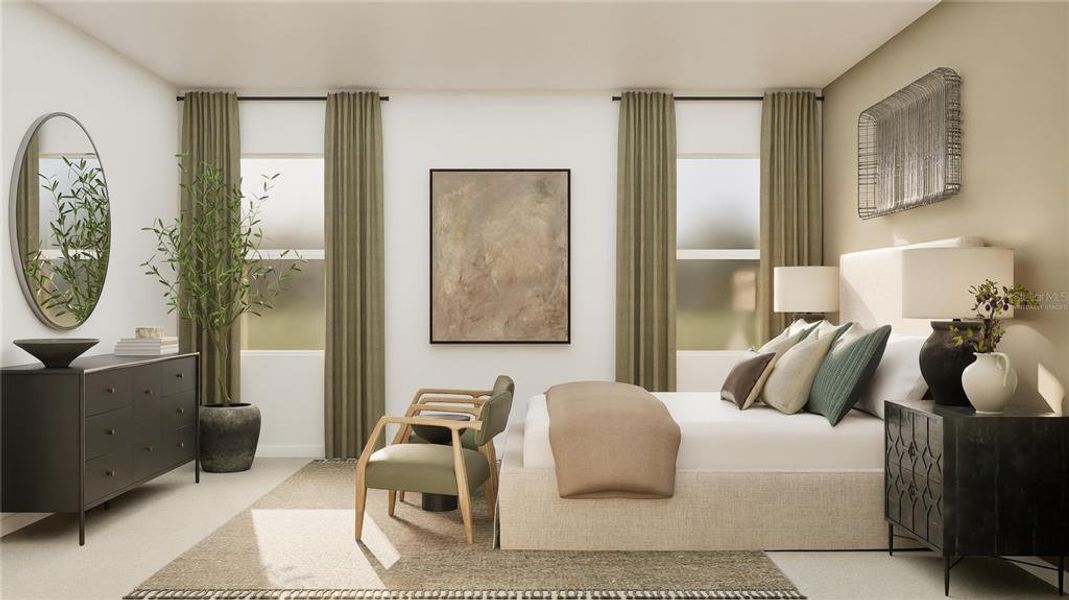 Furnished interior view inside a new home in , Davenport (Image 22).