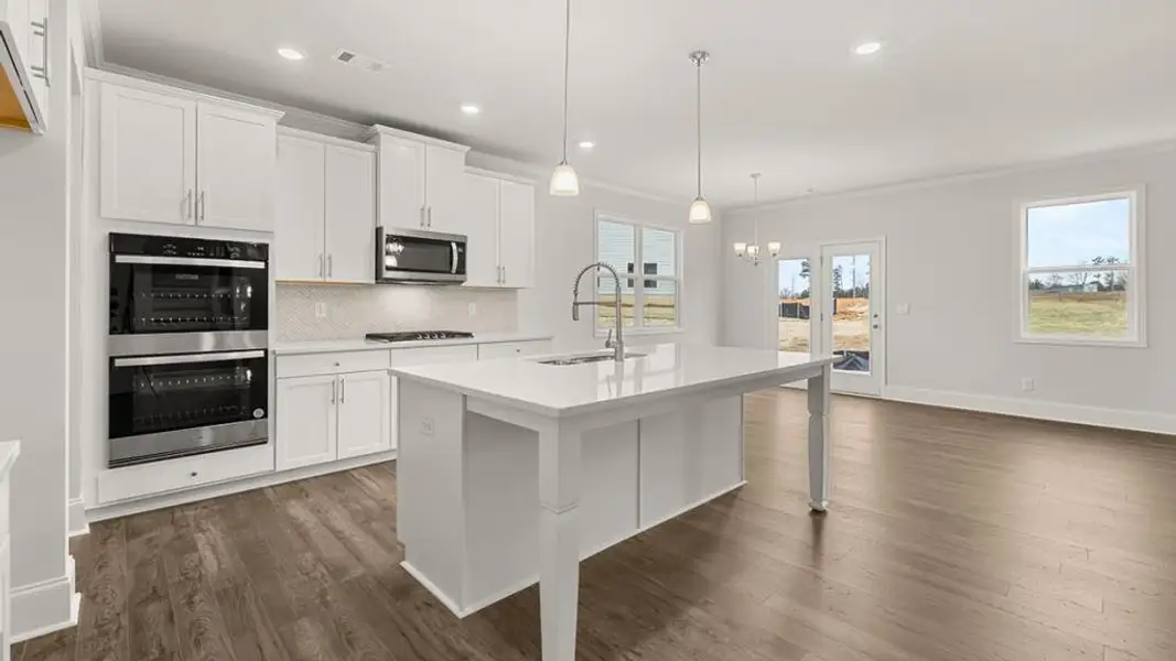 Furnished interior view inside a new home in Butner Estates, South Fulton (Image 4).