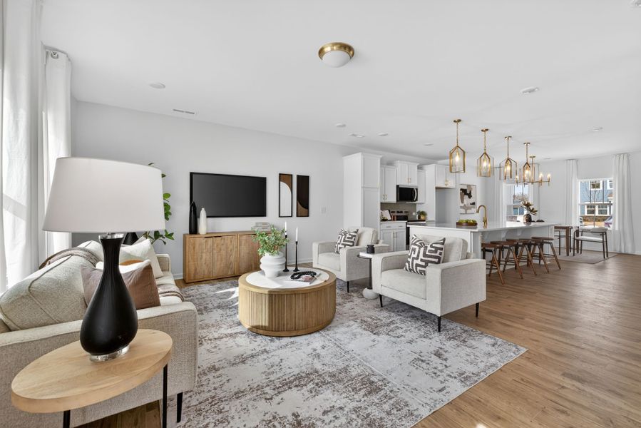 Furnished interior view inside a new home in Benson Village, Benson (Image 11).