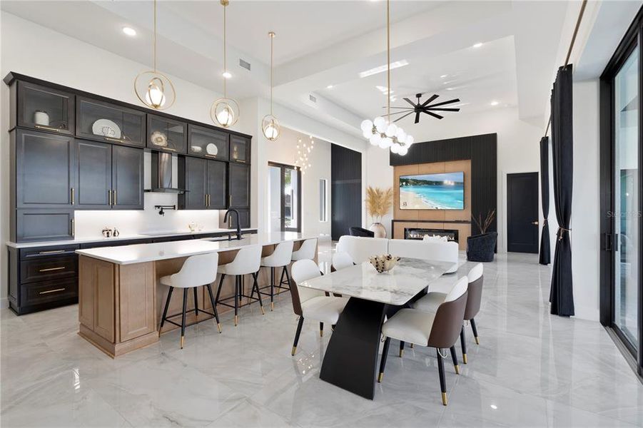 Furnished interior view inside a new home in , Cape Coral (Image 9).