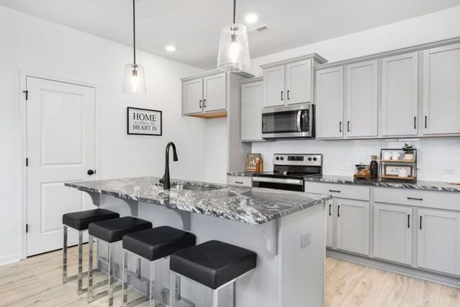 Representative furnished interior of a home built from the Seville II by True Homes in Colvin Park, Rock Hill (Image 6).