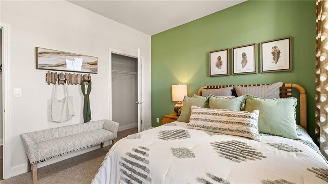 Furnished interior view inside a new home in Oak Ridge Meadows, Locust Grove (Image 7). Furnished interior view inside a new home in Oak Ridge Meadows, Locust Grove (Image 7).