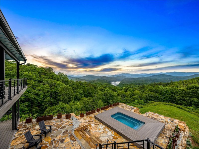 Exterior details and patio area of a home in , Bryson City (Image 22).