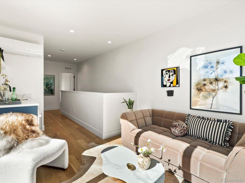 Furnished interior view inside a new home in , Denver (Image 18).