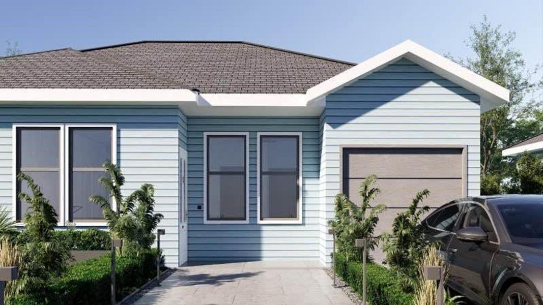 Exterior details and patio area of a home in , Conroe (Image 3).