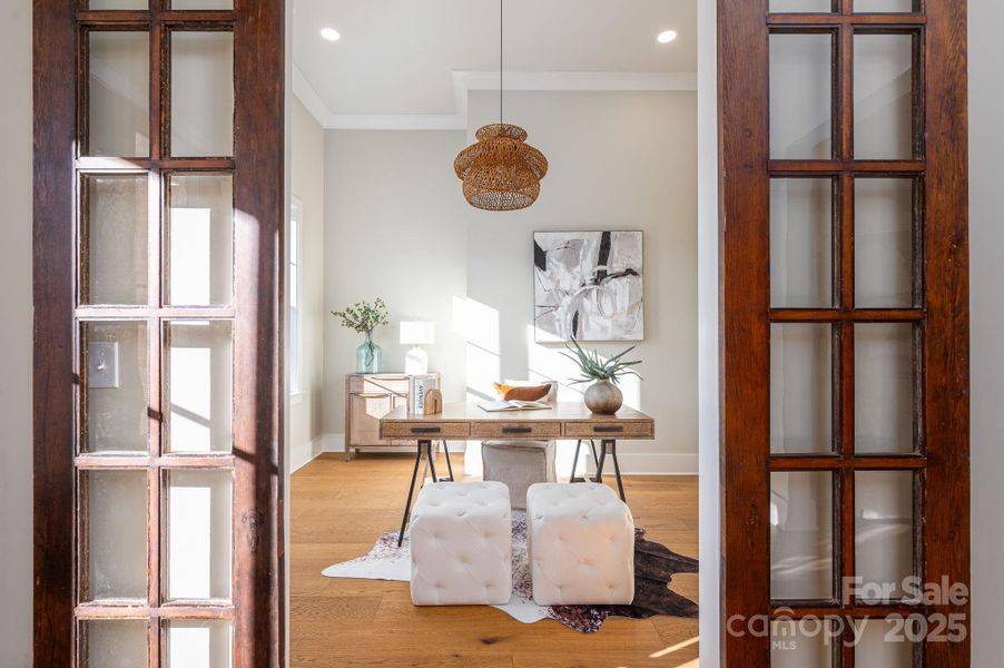 Furnished interior view inside a new home in , Belmont (Image 17).
