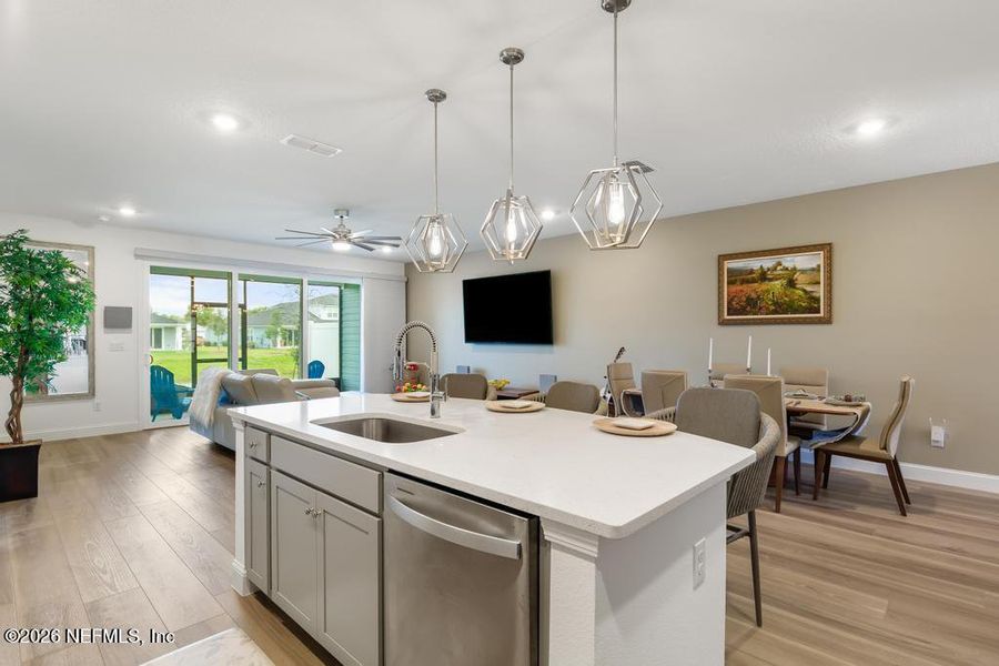 Furnished interior view inside a new home in , St. Augustine (Image 10).