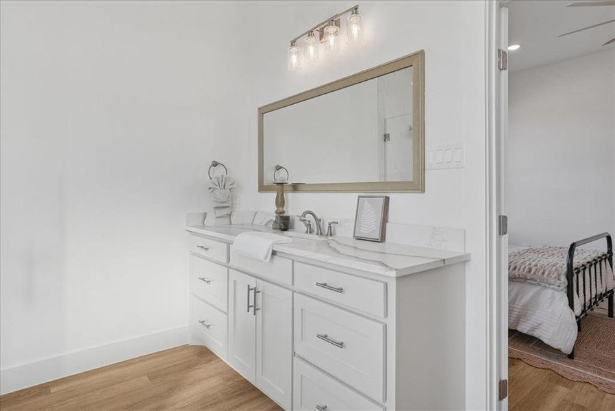 Furnished interior view inside a new home in , Azle (Image 9).