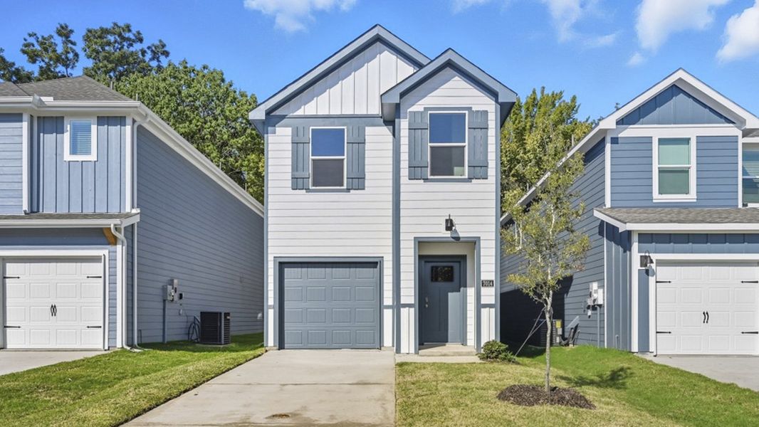 Representative exterior photo of a completed home built from the Catalina by D.R. Horton in Arbor Trails South, Princeton, TX (Image 2).