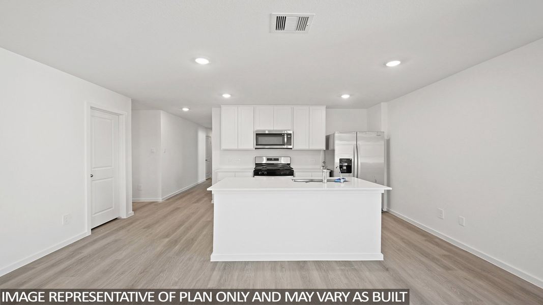 Representative furnished interior of a home built from the Callahan by D.R. Horton in Eastern Wells, Jarrell (Image 4).