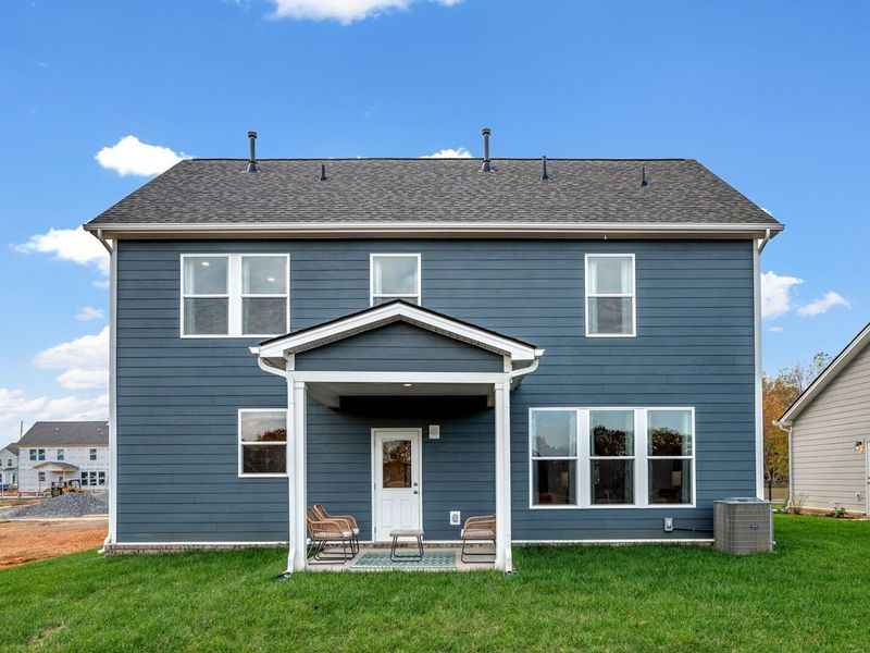 Exterior details and patio area of a home in Sage Farms, White House (Image 23).