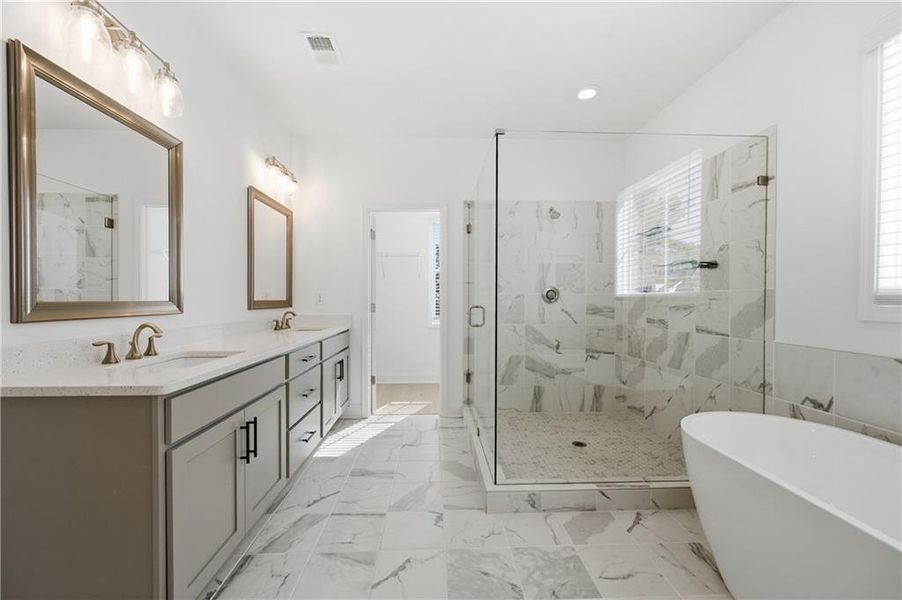 Furnished interior view inside a new home in Promenade Ridge, Marietta (Image 8).