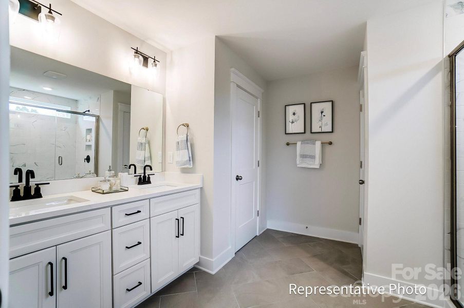 Furnished interior view inside a new home in Caldwell Forest, Charlotte (Image 11).