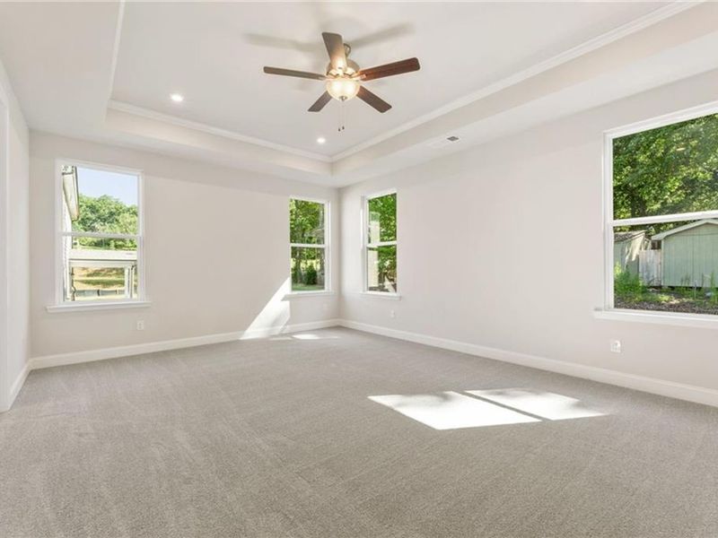 Spacious, unfurnished interior of a new home in Melody Lakeside Estates, Buford (Image 17).
