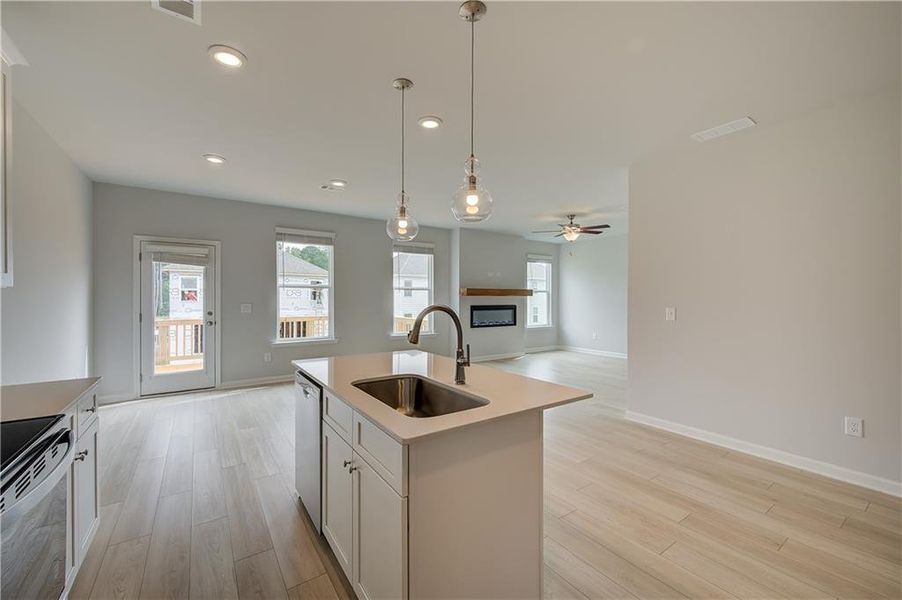 Furnished interior view inside a new home in Enclave at Evergreen, Fairburn (Image 4). Furnished interior view inside a new home in Enclave at Evergreen, Fairburn (Image 4).