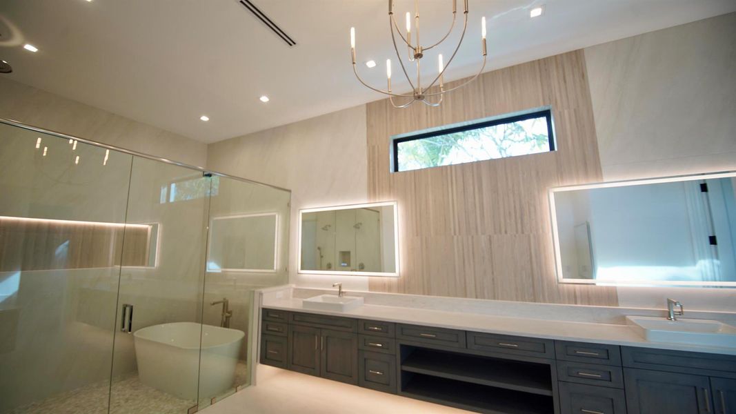 Furnished interior view inside a new home in , Palm Beach Gardens (Image 19).