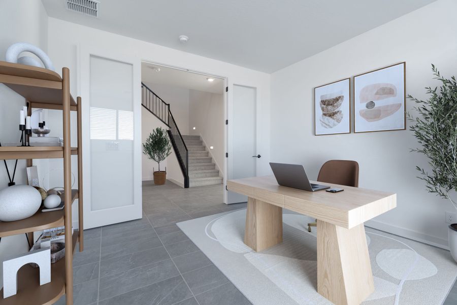 Furnished interior view inside a new home in Terraza, San Tan Valley (Image 7).