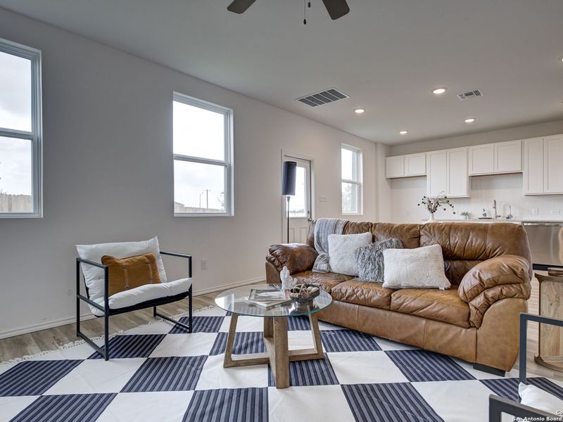 Furnished interior view inside a new home in Applewhite Meadows, San Antonio (Image 9).