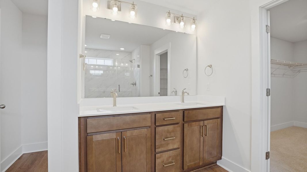 Furnished interior view inside a new home in Iris Meadows, Moore (Image 31).