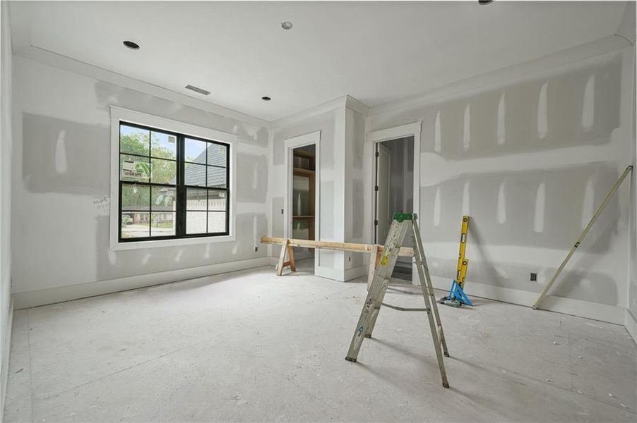 In-progress construction of a new home in , Suwanee, GA (Image 37).