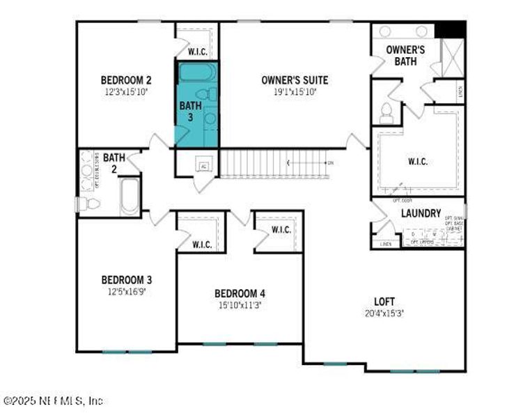 2D floor plan layout of this home in RiverTown - Forest, St. Johns, FL (Image 3). 2D floor plan layout of this home in RiverTown - Forest, St. Johns, FL (Image 3).