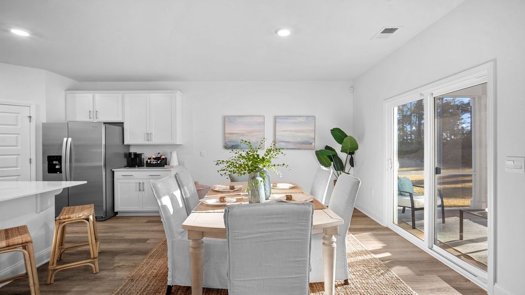 Furnished interior view inside a new home in The Lakes at North Glynn, Brunswick (Image 8).