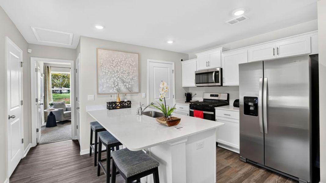 Furnished interior view inside a new home in Village 3, Woodruff (Image 9).