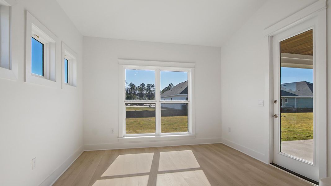 Spacious, unfurnished interior of a new home in Breakfast Point East Phase II, Panama City Beach (Image 18). Spacious, unfurnished interior of a new home in Breakfast Point East Phase II, Panama City Beach (Image 18).