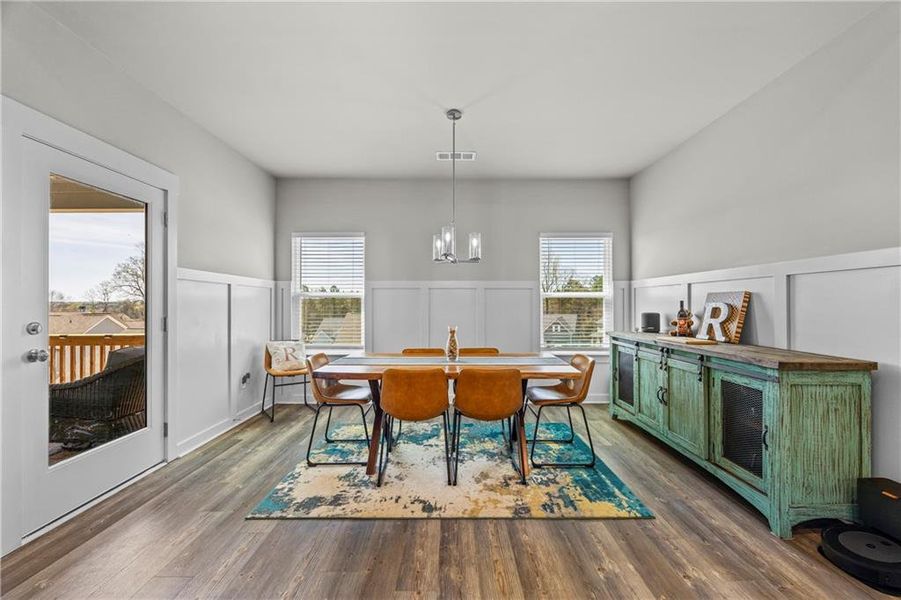 Furnished interior view inside a new home in Traditions of Braselton, Jefferson (Image 13). Furnished interior view inside a new home in Traditions of Braselton, Jefferson (Image 13).