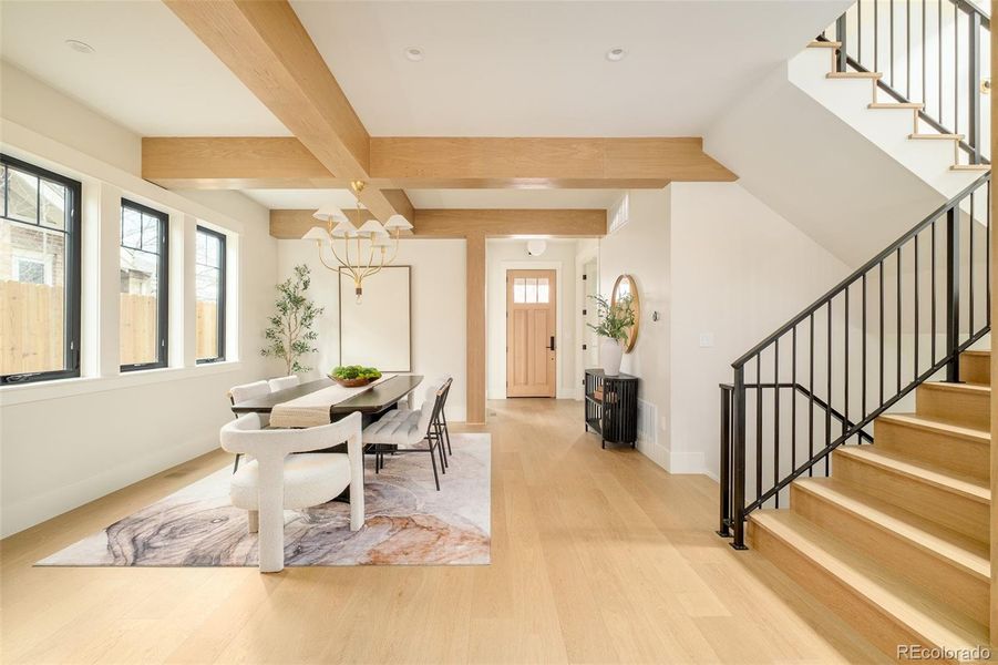 Furnished interior view inside a new home in , Denver (Image 16). Furnished interior view inside a new home in , Denver (Image 16).