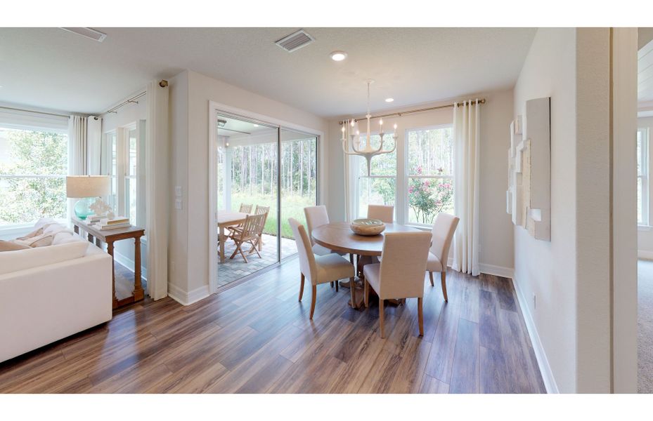 Representative furnished interior of a home built from the Mystique Grand by Del Webb in Del Webb Nocatee, Ponte Vedra (Image 11). Representative furnished interior of a home built from the Mystique Grand by Del Webb in Del Webb Nocatee, Ponte Vedra (Image 11).