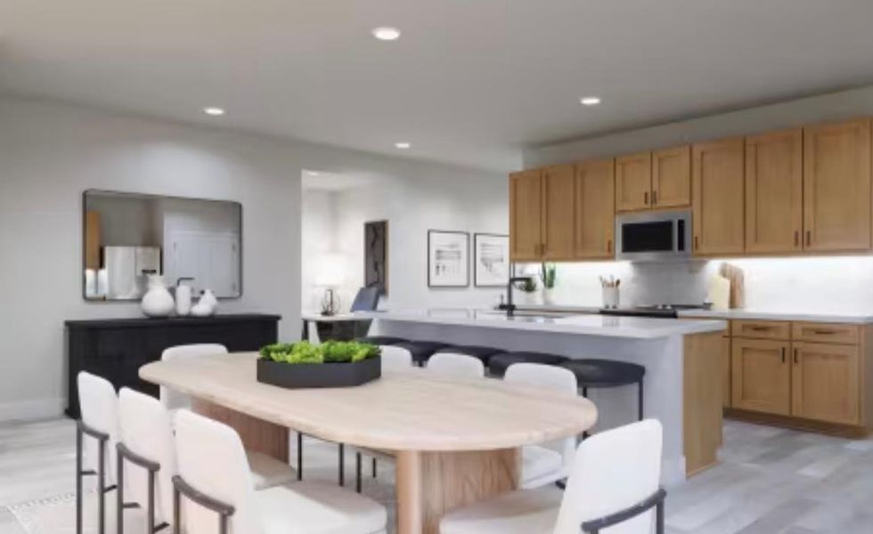 Furnished interior view inside a new home in Sage Collection – Freedom at Anthem, Kyle (Image 3).