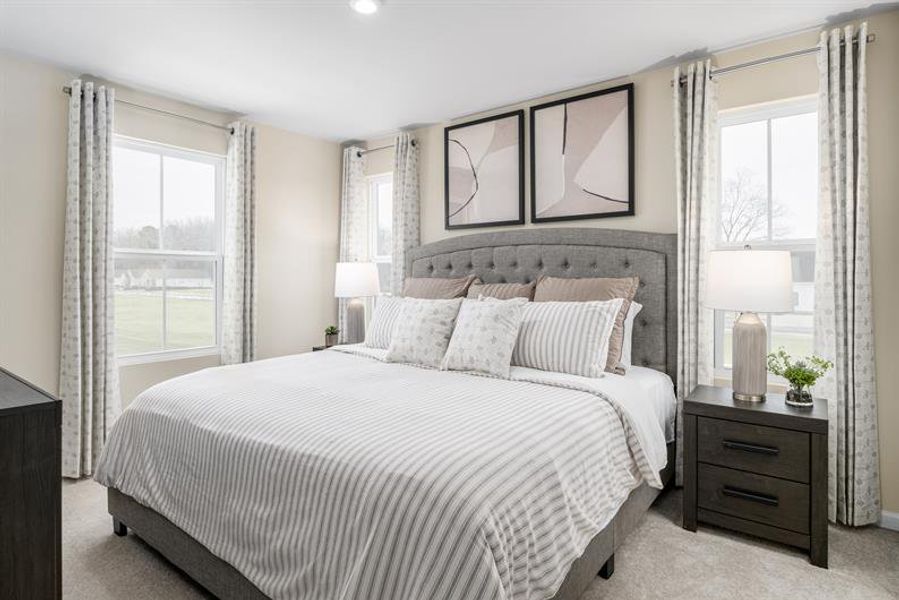 Furnished interior view inside a new home in Colonial Village, Edenton (Image 10).