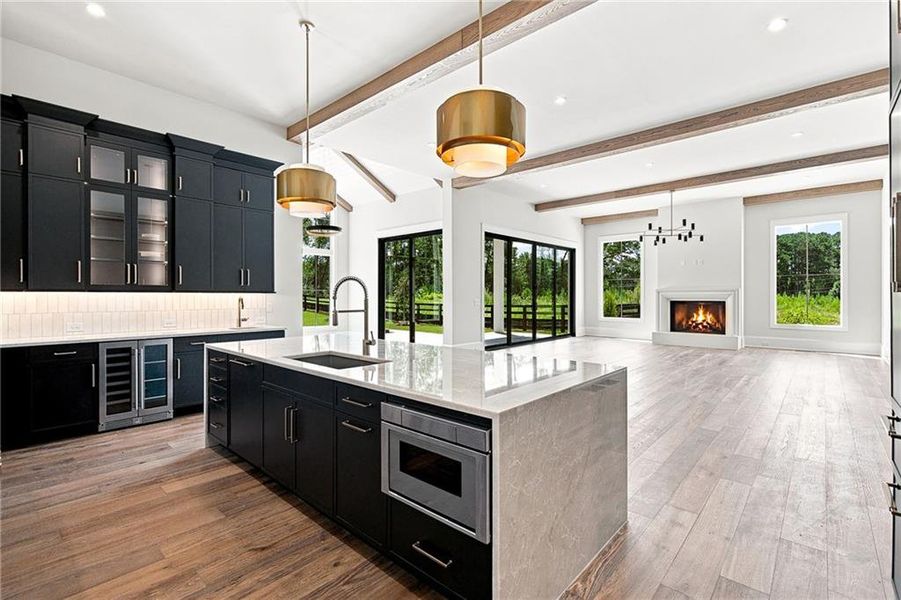 Furnished interior view inside a new home in , Milton (Image 10).