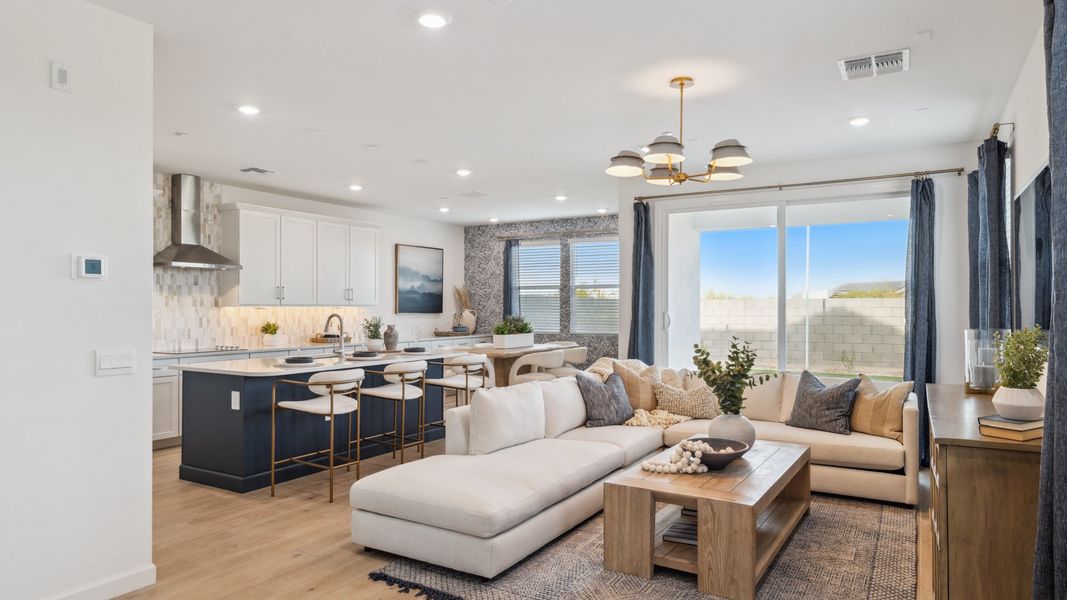 Representative furnished interior of a home built from the Terrace by D.R. Horton in Avance, Phoenix (Image 4).