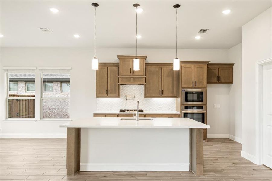 Furnished interior view inside a new home in Devonshire Classic 60-65, Forney (Image 13). Furnished interior view inside a new home in Devonshire Classic 60-65, Forney (Image 13).