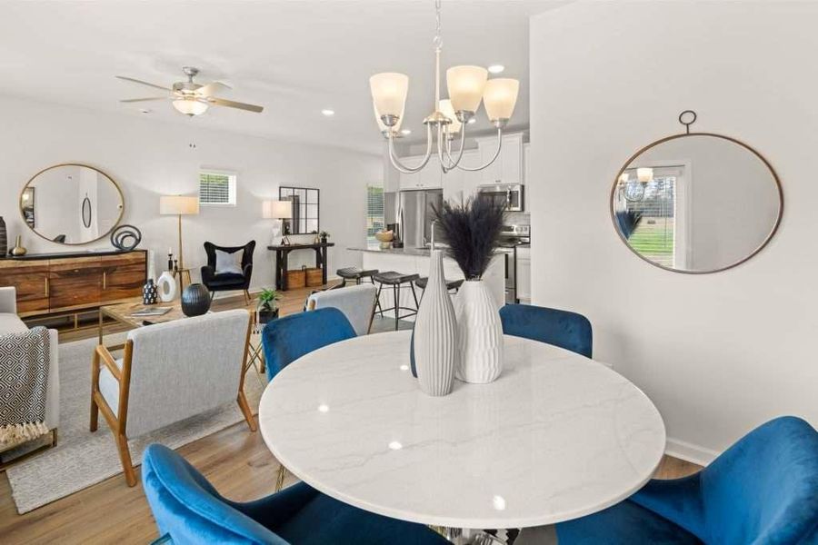 Furnished interior view inside a new home in Sandtown Falls, South Fulton (Image 9).