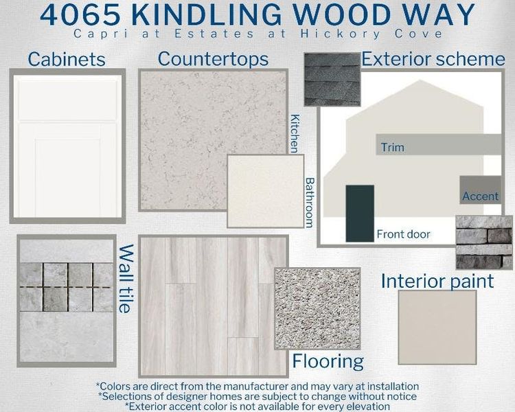 Capri - Colors for This home