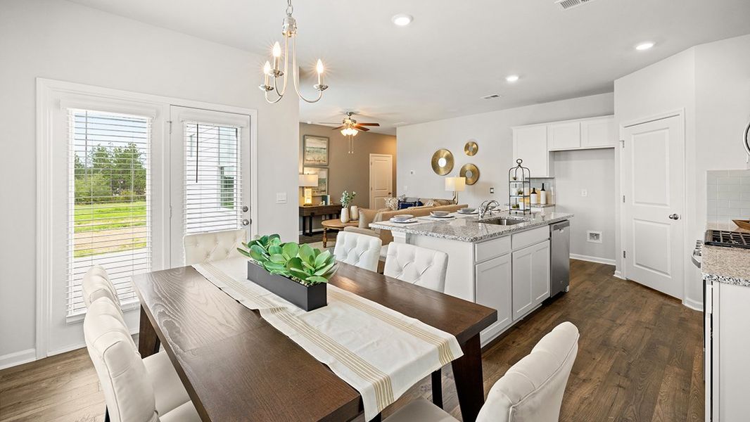 Representative furnished interior of a home built from the Cabral by D.R. Horton in Poplar Preserve, Newnan (Image 8).