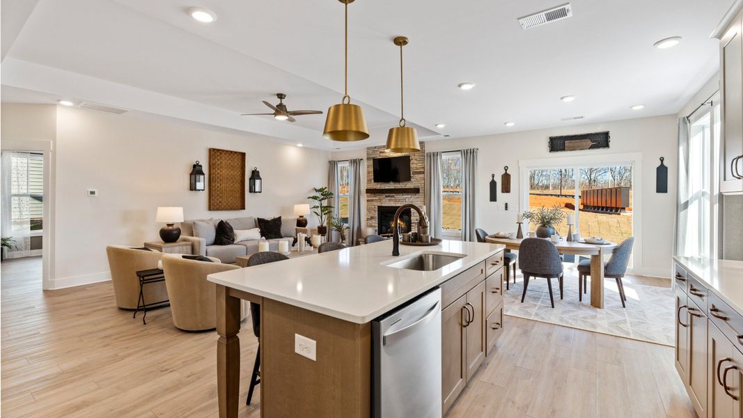 Representative furnished interior of a home built from the Middleton by DRB Homes in Fox Hollow, Spartanburg (Image 3). Representative furnished interior of a home built from the Middleton by DRB Homes in Fox Hollow, Spartanburg (Image 3).
